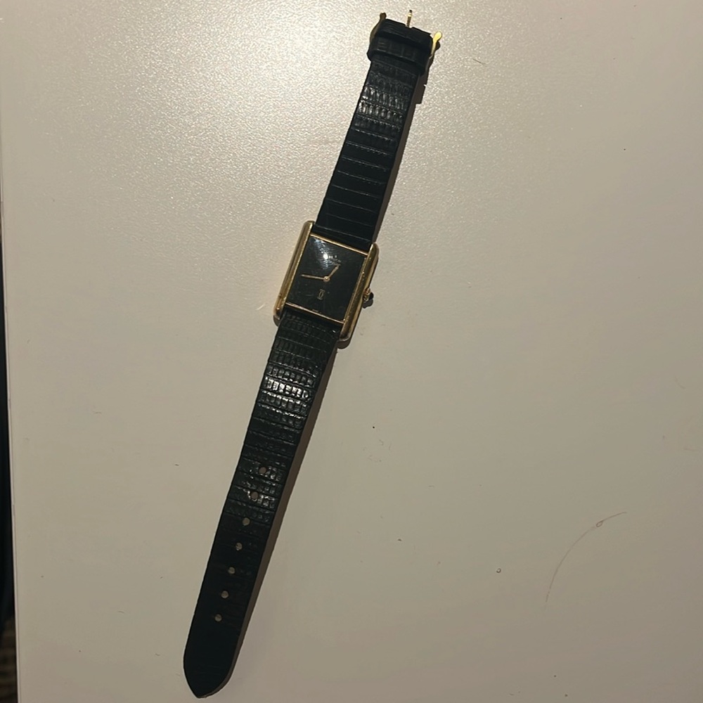 Vintage Must de Cartier 1970's Vermeil Manual wind Watch